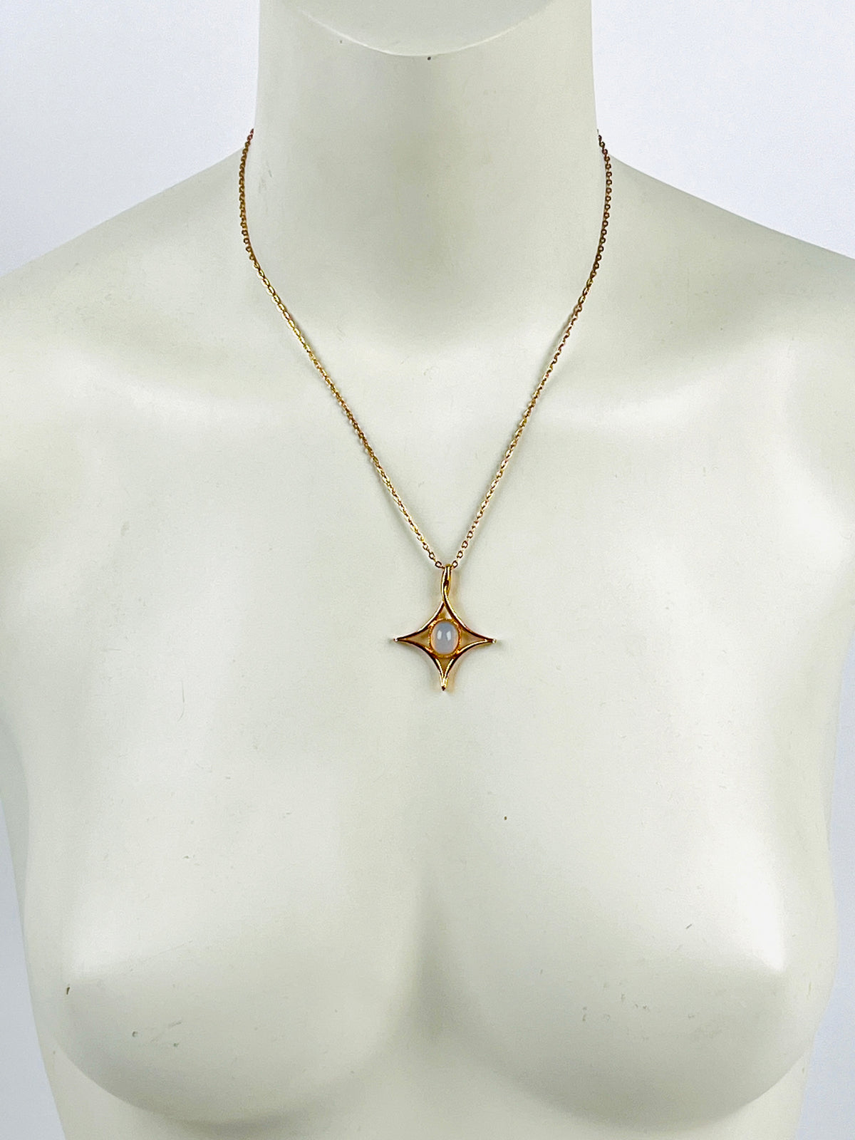 Vintage Faux Opal Necklace