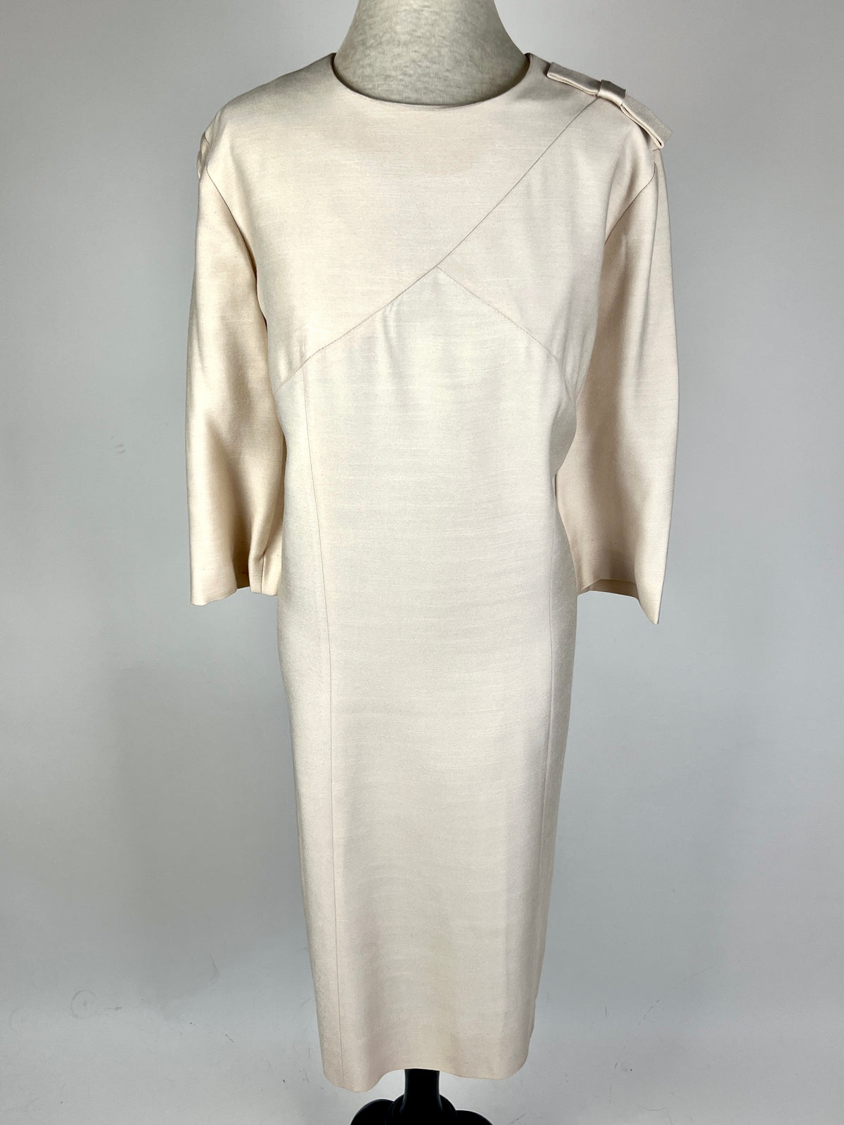 Vintage 1950s Cream Shift Dress
