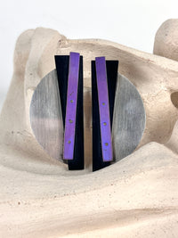 Vintage Postmodern Sterling Earrings