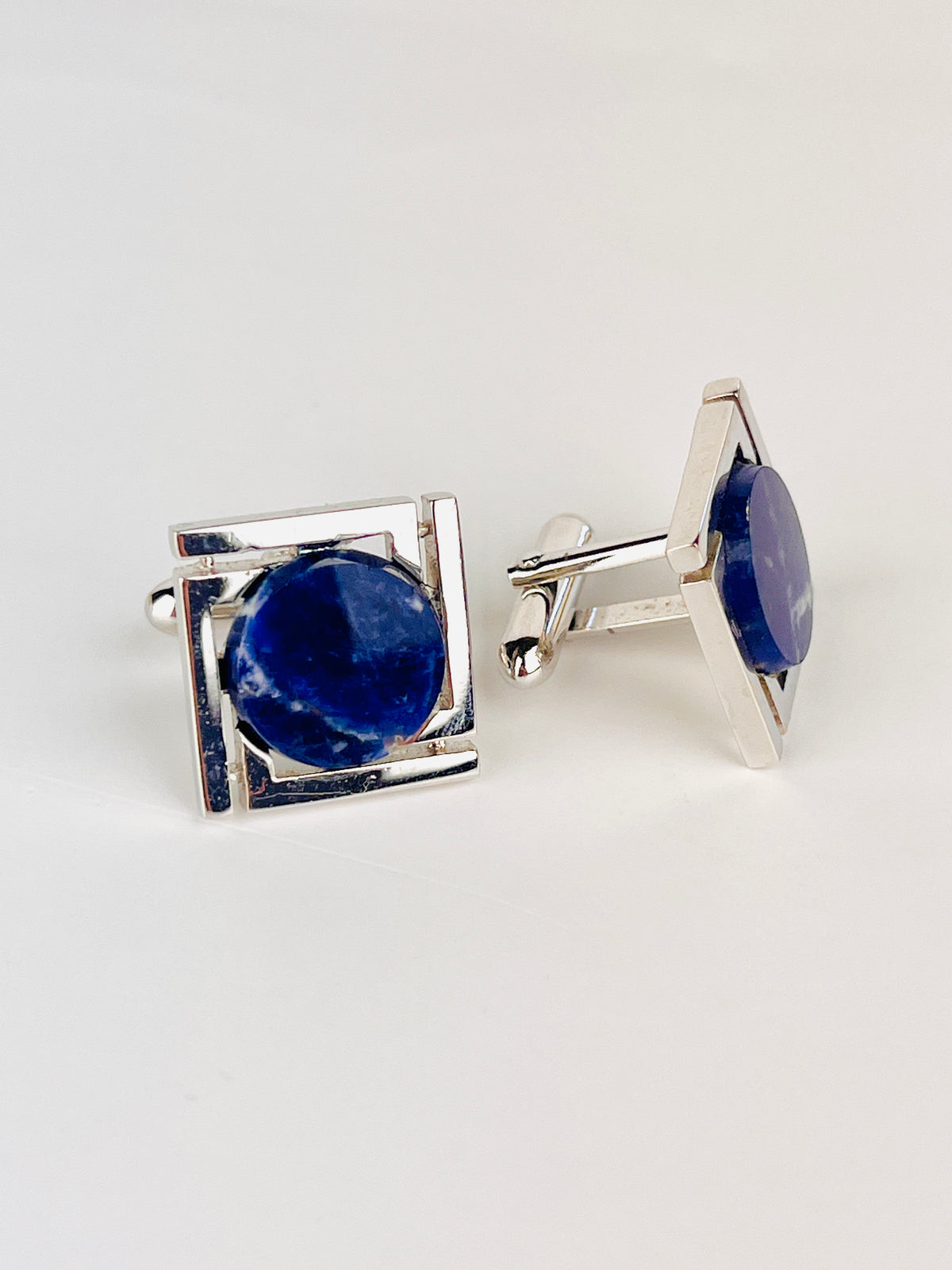Vintage Lapis Stone Cufflinks