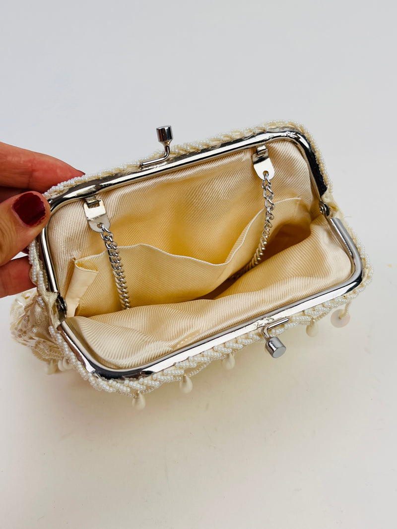 Vintage Hand-Beaded Bag