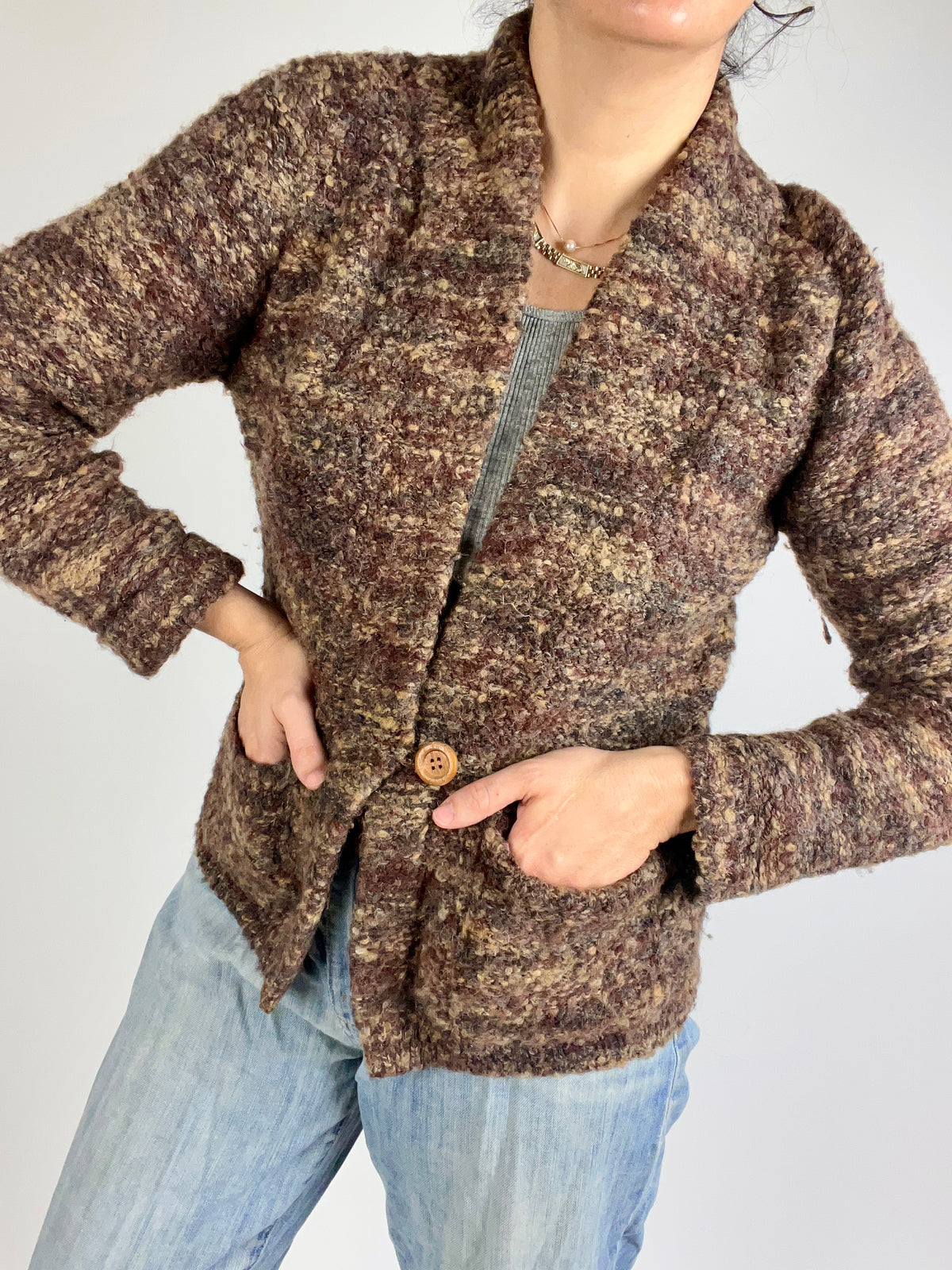 Vintage Wool Cardigan Sweater