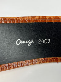 Vintage Leather & Woven Raffia Belt