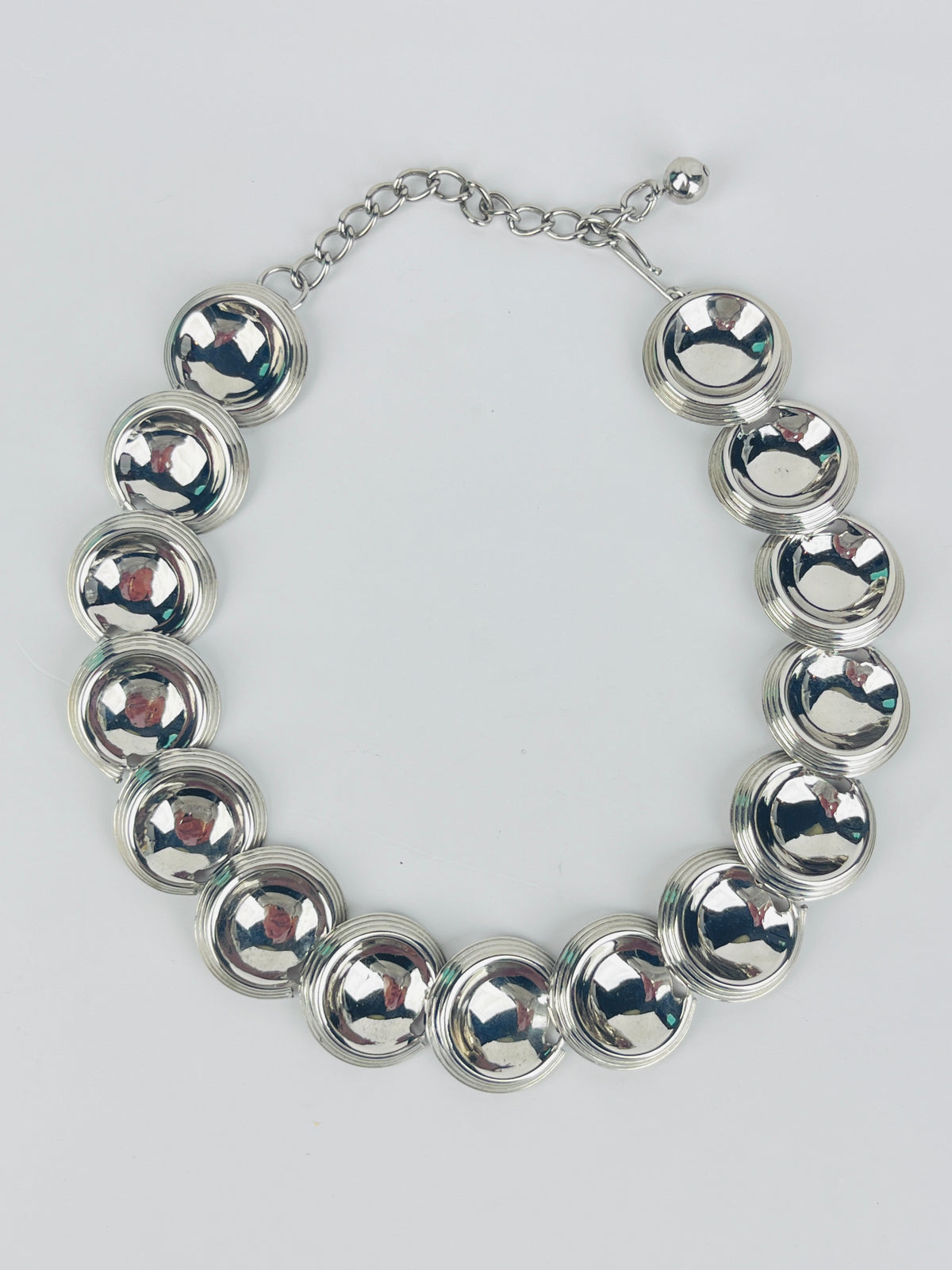 Vintage Modernist Disc Necklace