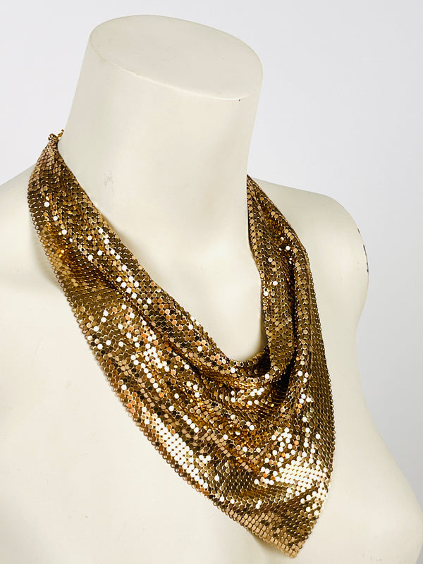 Vintage Whiting & Davis Bib Necklace