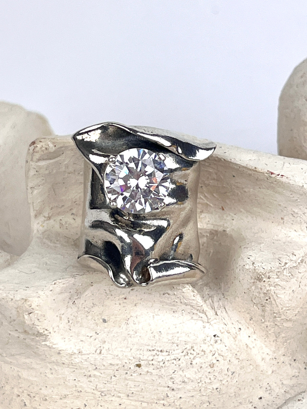 Vintage Modernist Sterling Ring