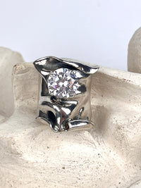 Vintage Modernist Sterling Ring