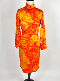 Vintage 1960s Floral Dress