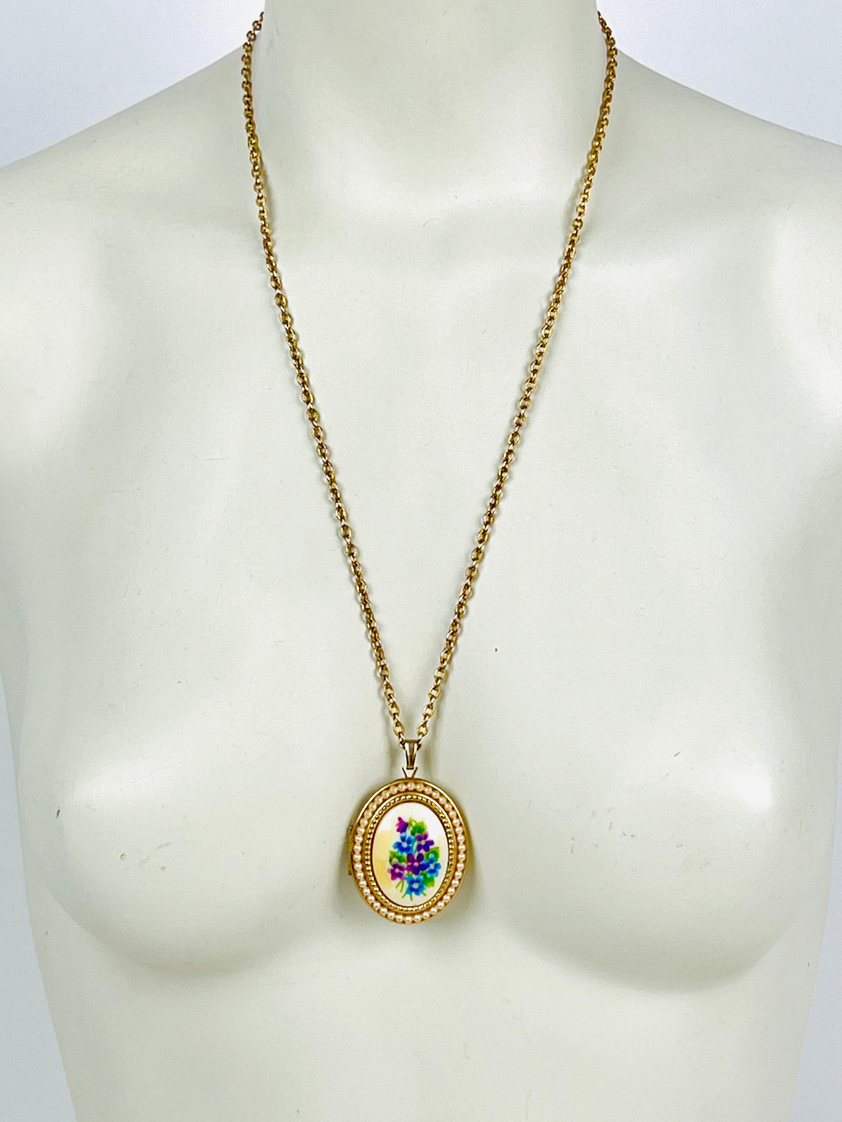 Vintage Floral Locket