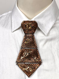 Vintage Handmade Tie Brooch