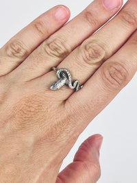 Vintage Sterling Snake Ring