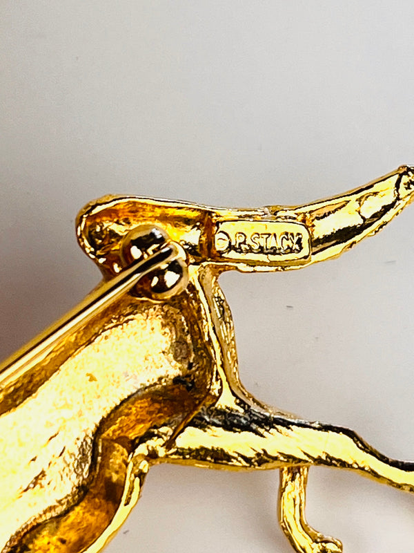 Vintage Horse Brooch by P. Stacy