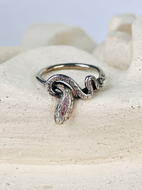 Vintage Sterling Snake Ring