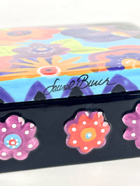 Vintage Laurel Burch Lidded Box