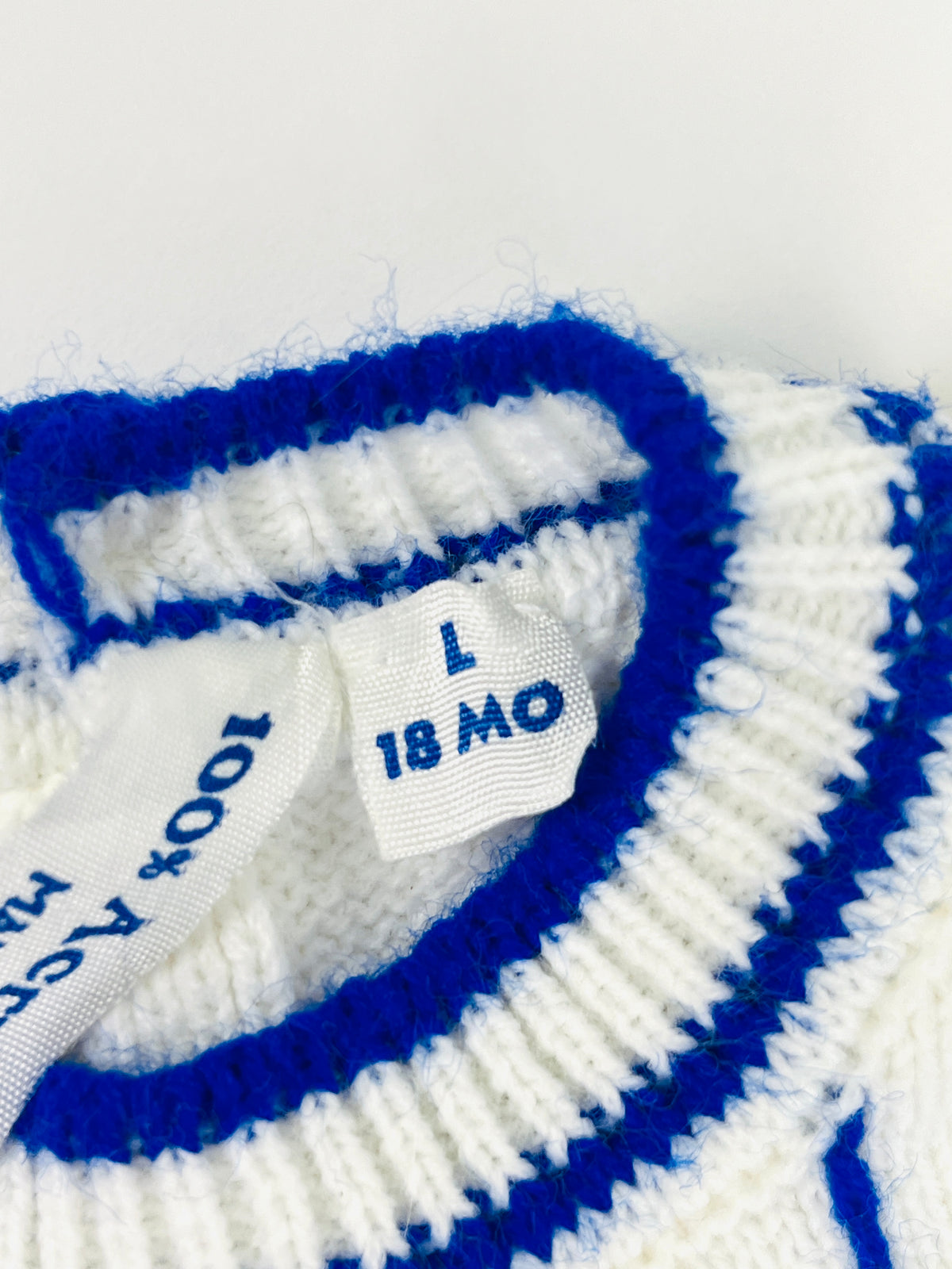 Vintage 1960s Knit Baby Set with Cat Design