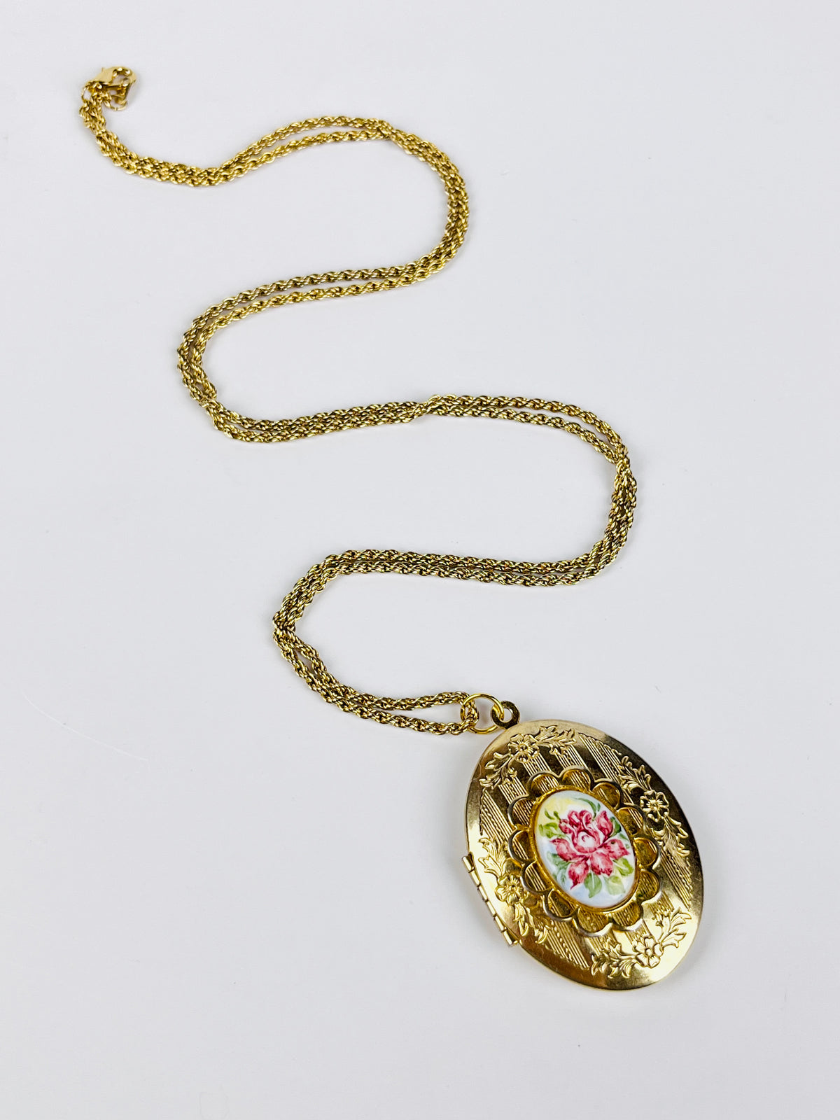 Vintage Floral Locket