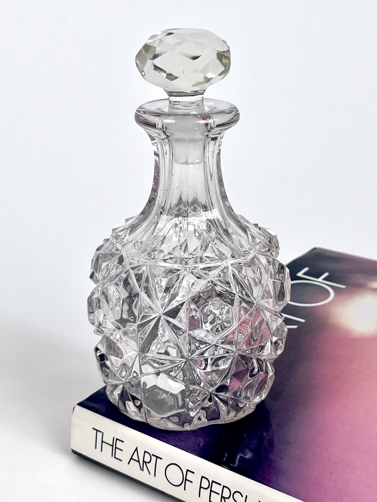 Vintage 1930s Blown Glass Mini-Decanter