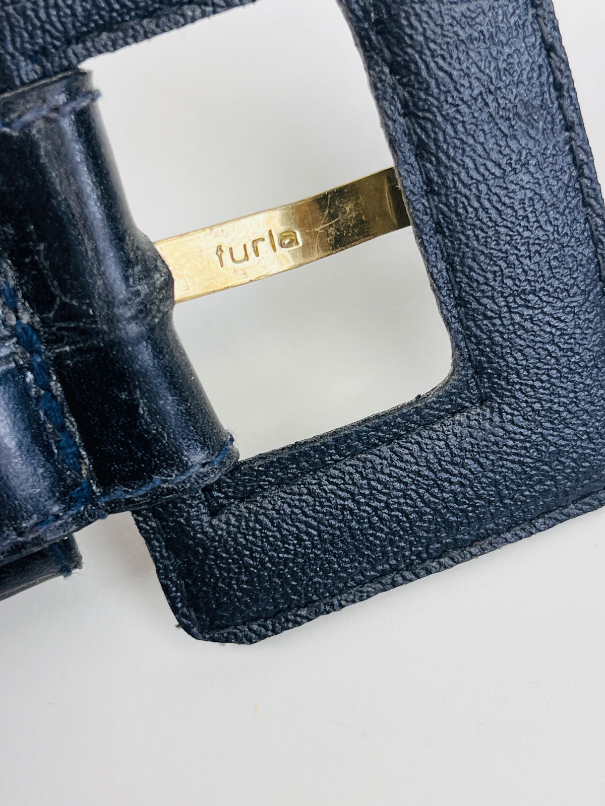 Vintage Leather Furla Belt