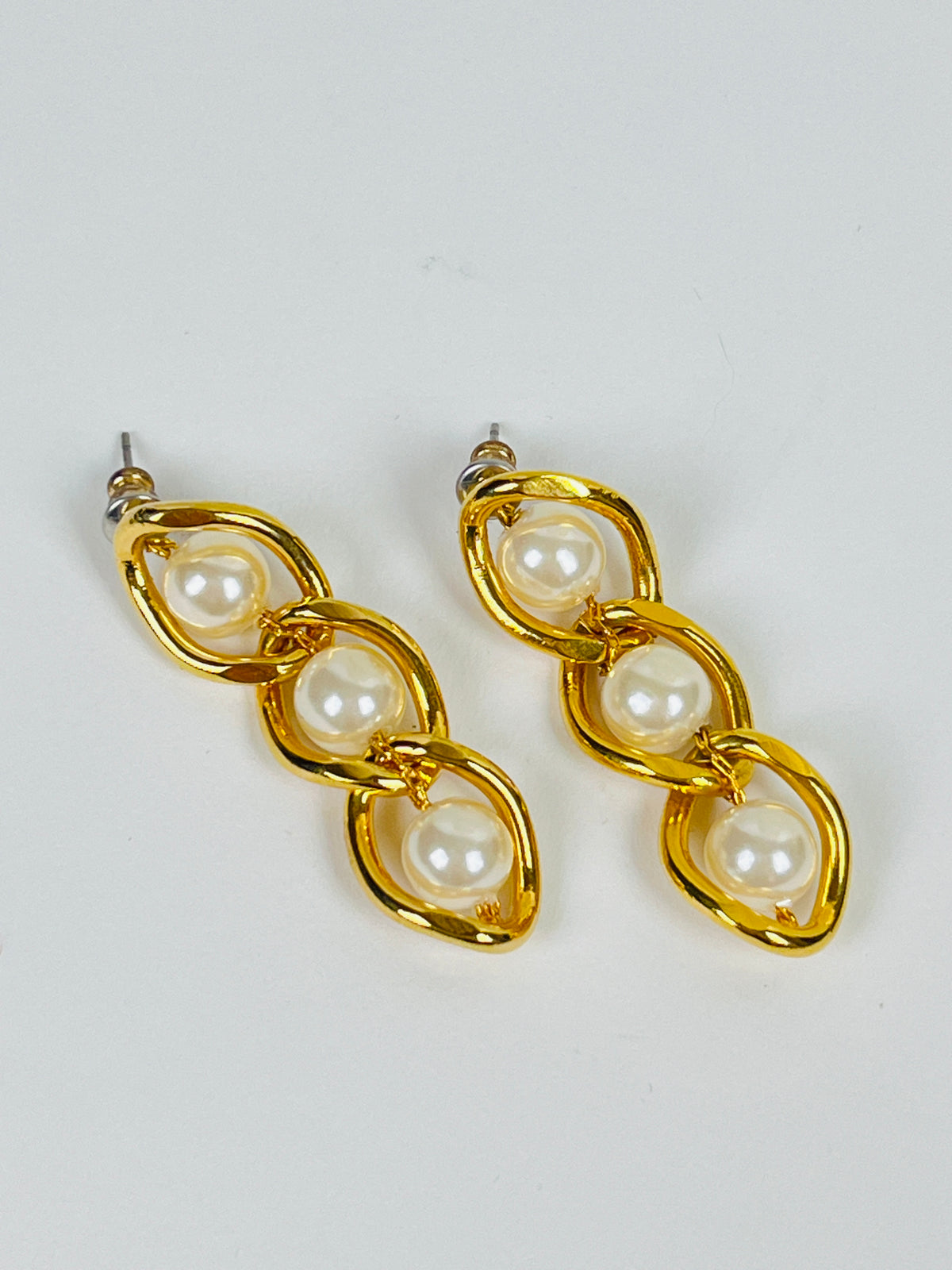 Vintage Faux Pearl Earrings