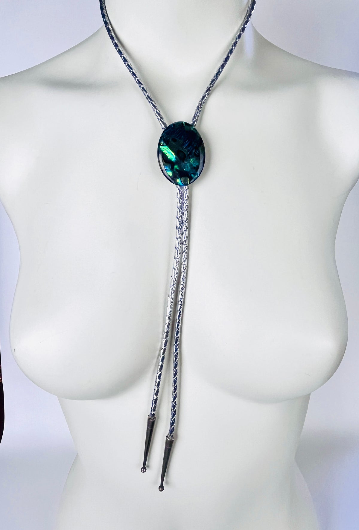 Vintage Abalone Shell Bolo Tie