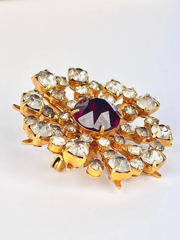 Vintage Rhinestone Brooch