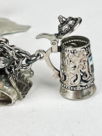 Vintage Sterling Charm Bracelet