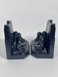 1920s Art Deco Pekingese Dog Bookends