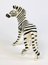 Vintage Handcrafted Ceramic Zebras by Robert Simmons