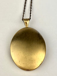 Vintage 14k Gold-Filled Engraved Floral Locket