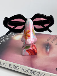 Ceramic Floral Nose Eyeglass Holder