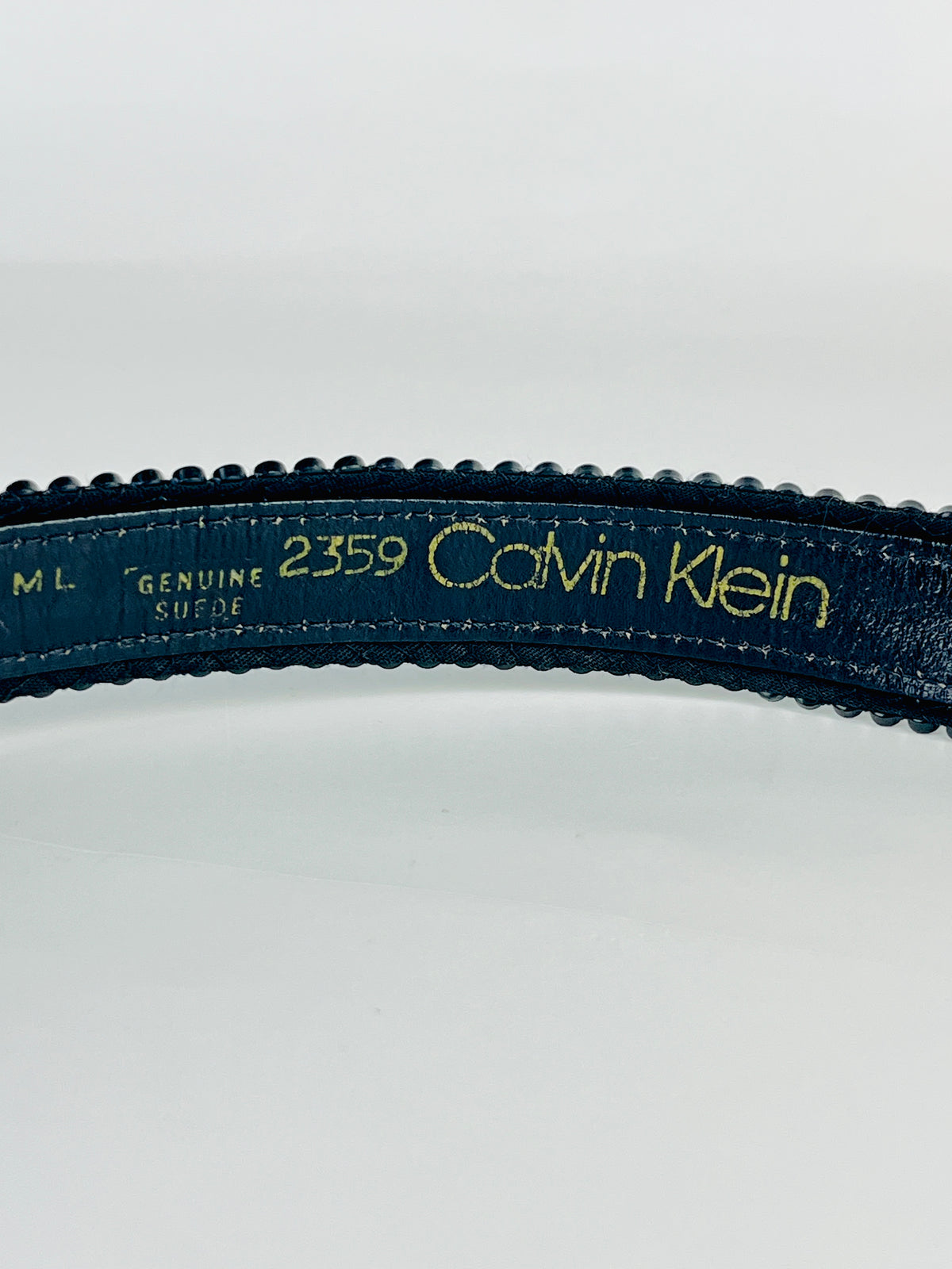 Vintage Calvin Klein Suede Belt