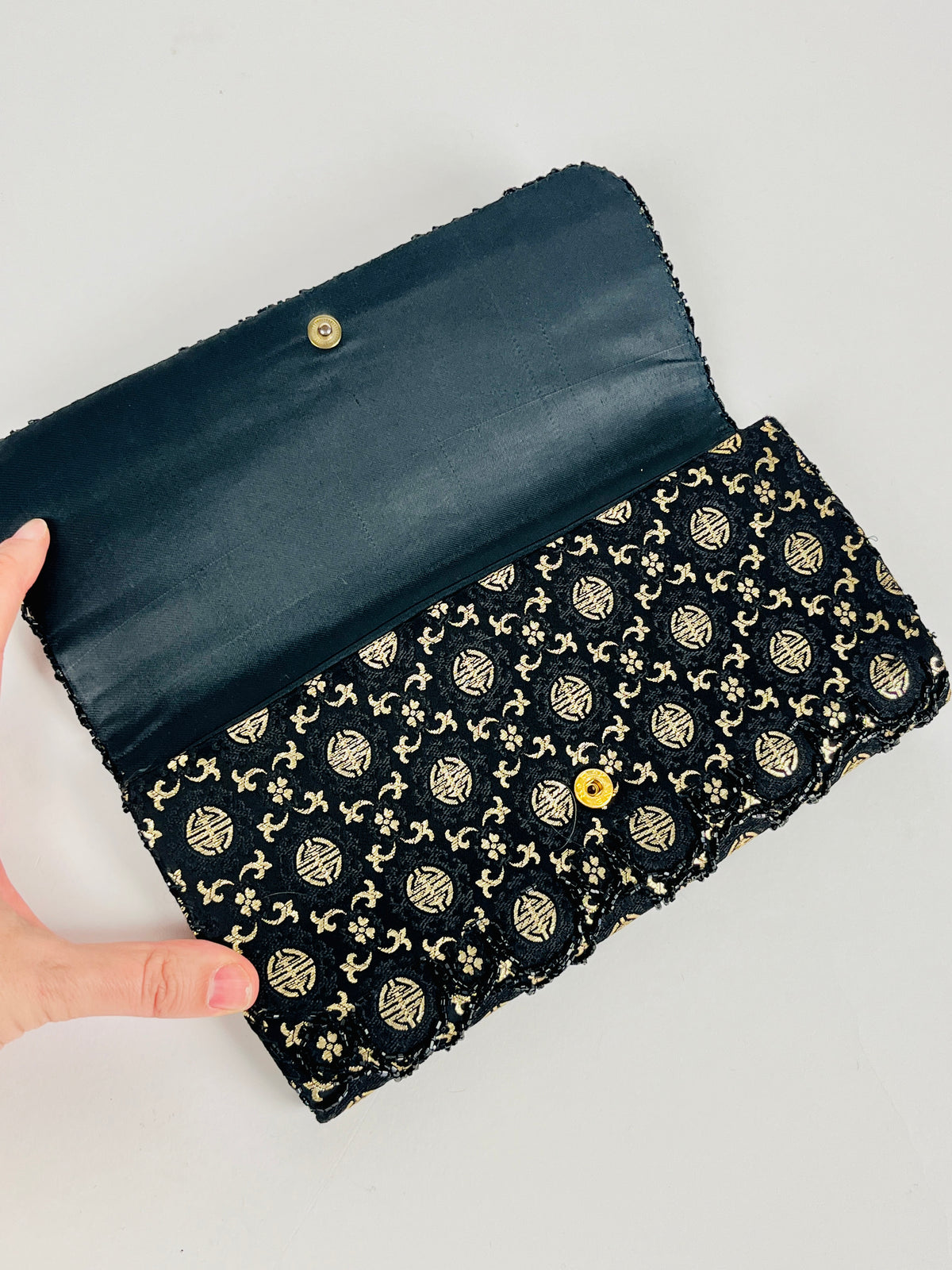 Vintage 1960s Beaded Clutch by Walborg