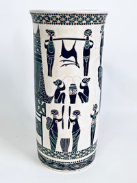 Mid-20th Century Ceramic Umbrella Stand