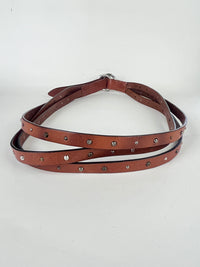 Vintage Studded Leather Belt