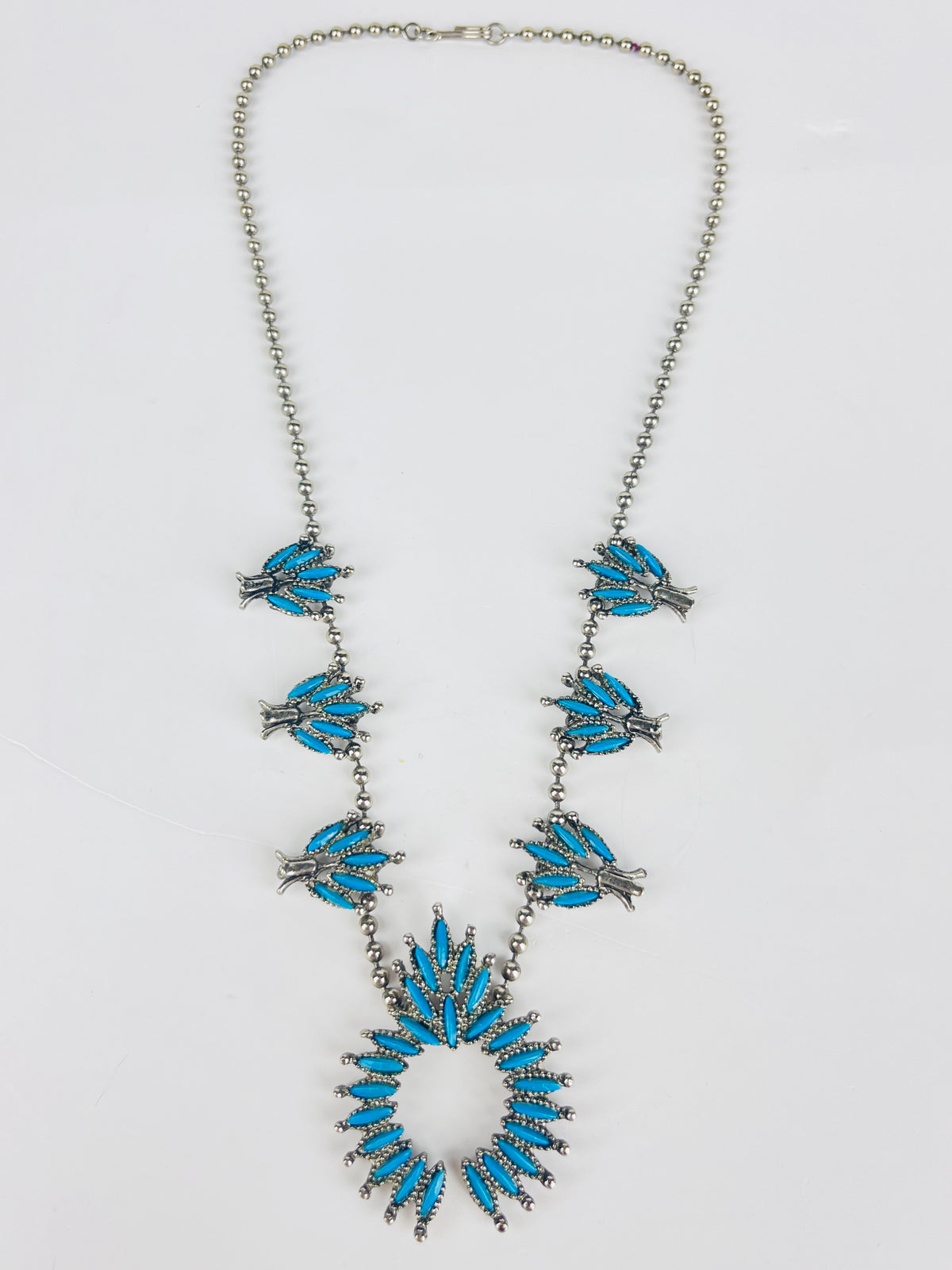 Vintage Squash Blossom Costume Necklace