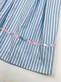 Vintage 1980s Striped & Floral Girls Dress