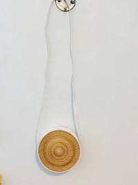 Vintage Woven Raffia Crossbody Bag