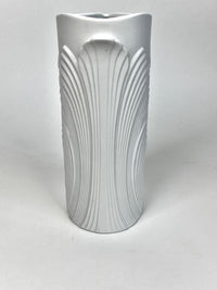 Vintage Porcelain Floral Relief Vase