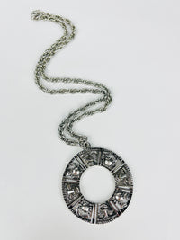 Vintage 1970s Cancer Crab Zodiac Necklace