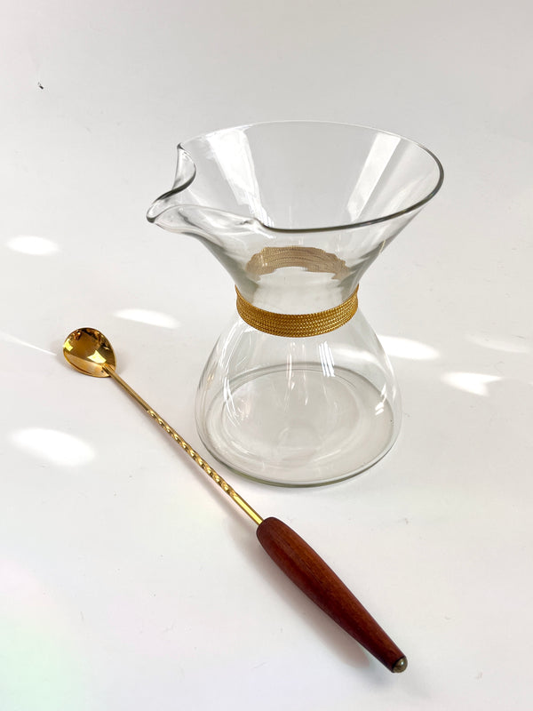 Vintage MCM Cocktail Pitcher & Stirrer