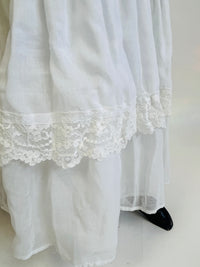 Vintage Gunne Sax by Jessica McClintock White Gauze Dress