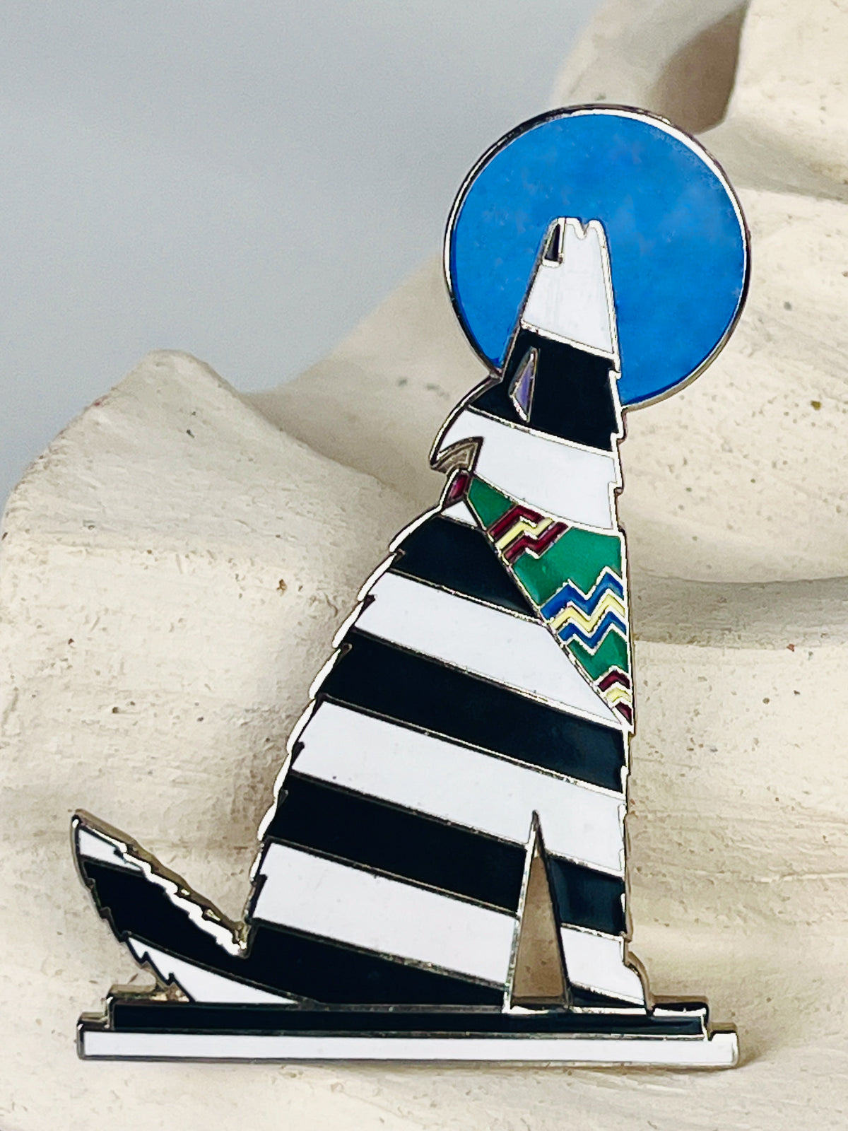 Vintage Coyote Brooch