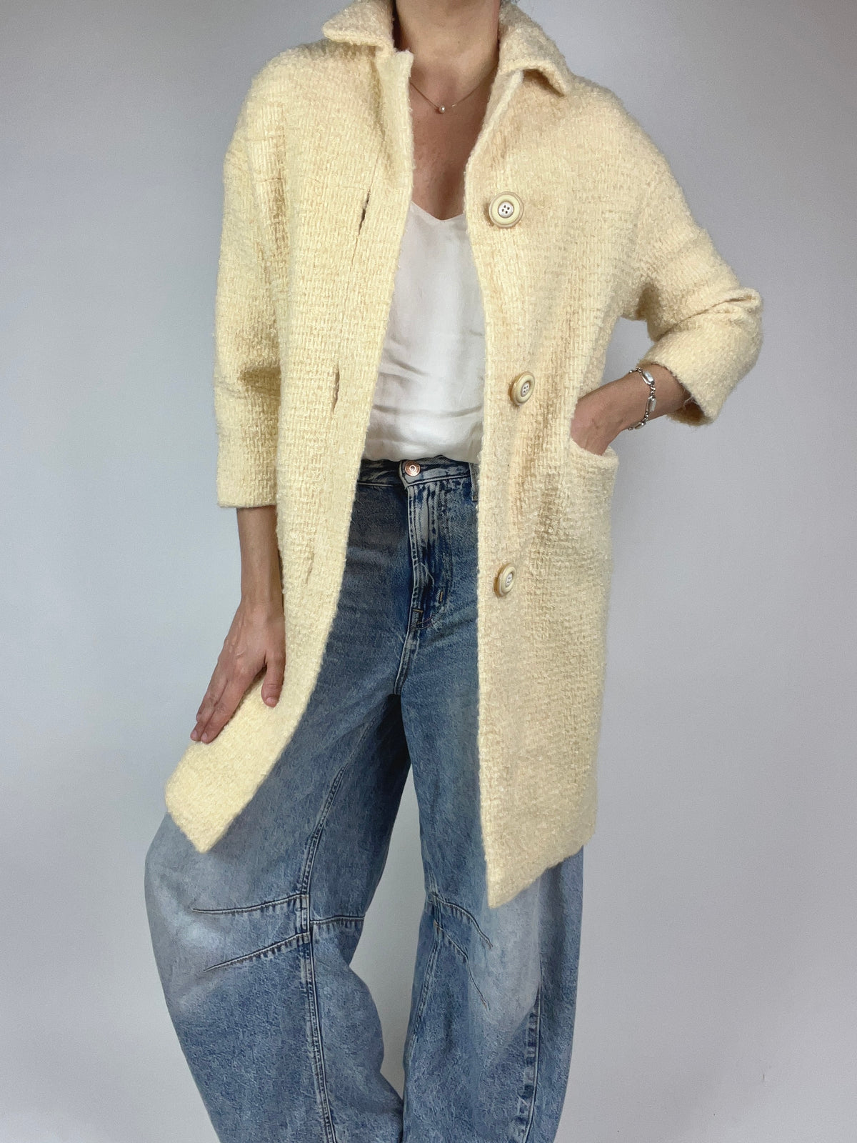 Vintage 1950s Mohair Coat