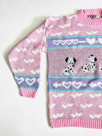 Vintage Dalmatian Sweater by Adele