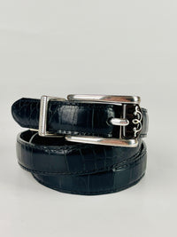 Vintage Reversible Black & Brown Leather Brighton Belt