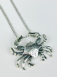 Vintage 1970s Cancer Crab Zodiac Necklace