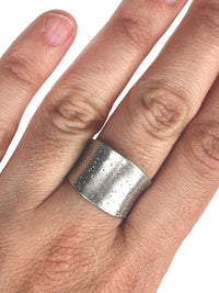 Vintage Sterling Silver Shimmer Ring