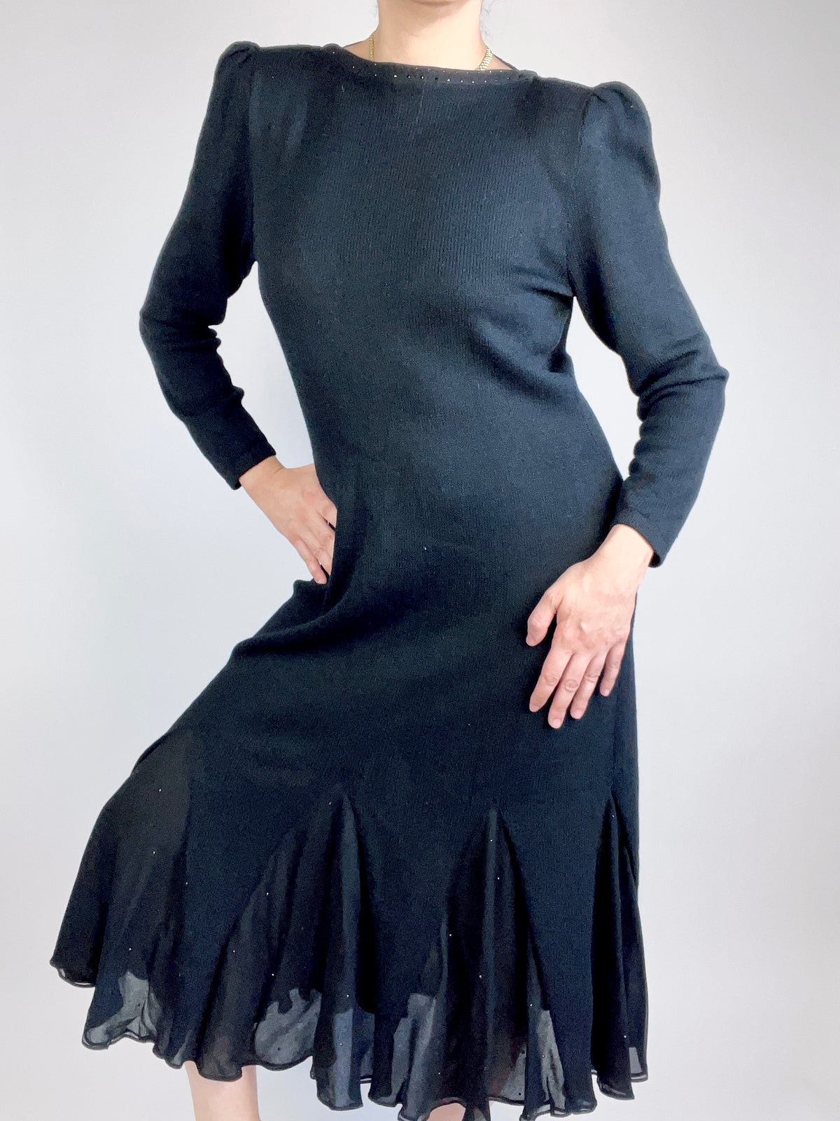 Vintage St. John Knit Evening Dress