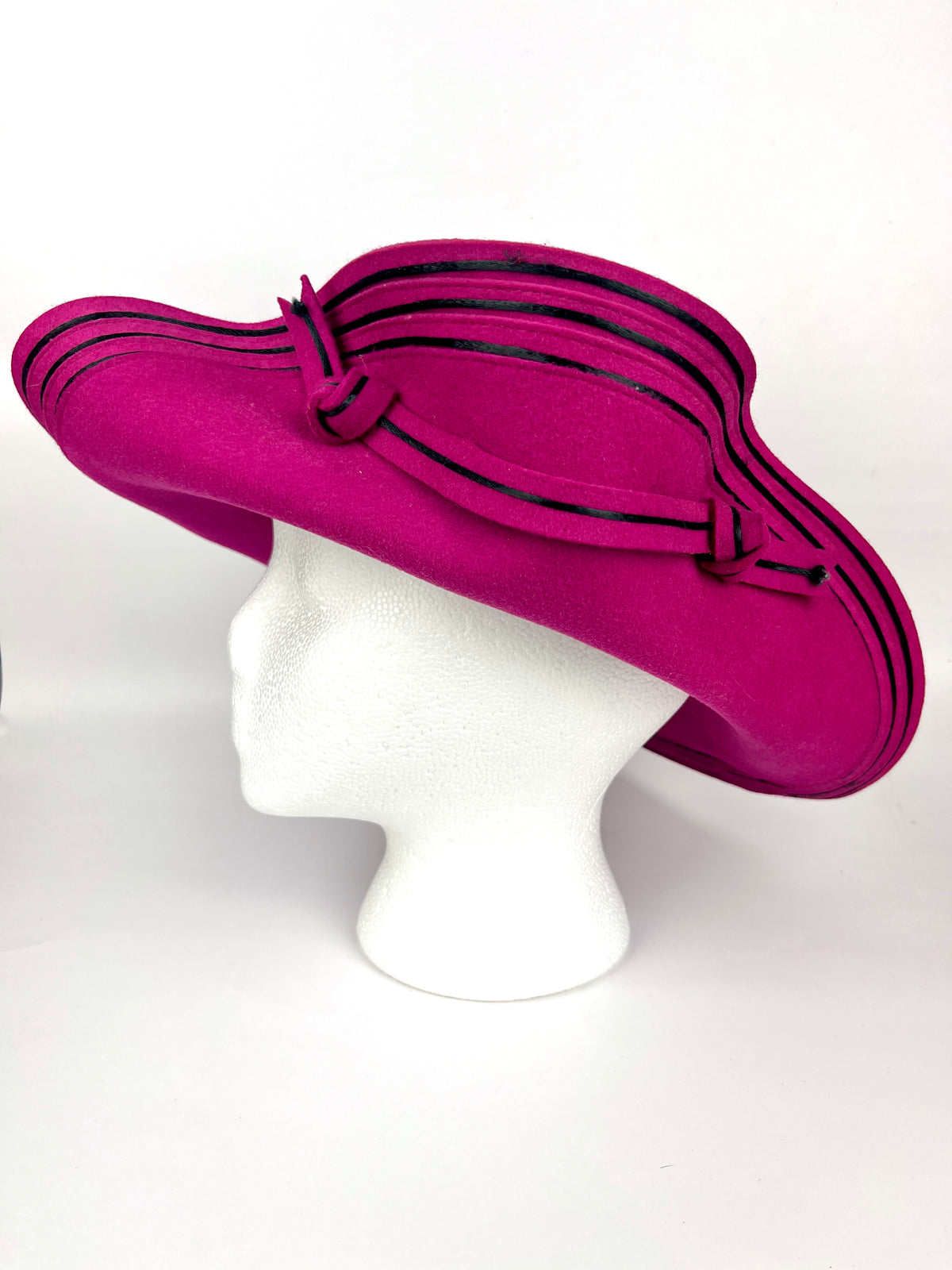 Vintage Sculptural Wool Hat by Adolfo II