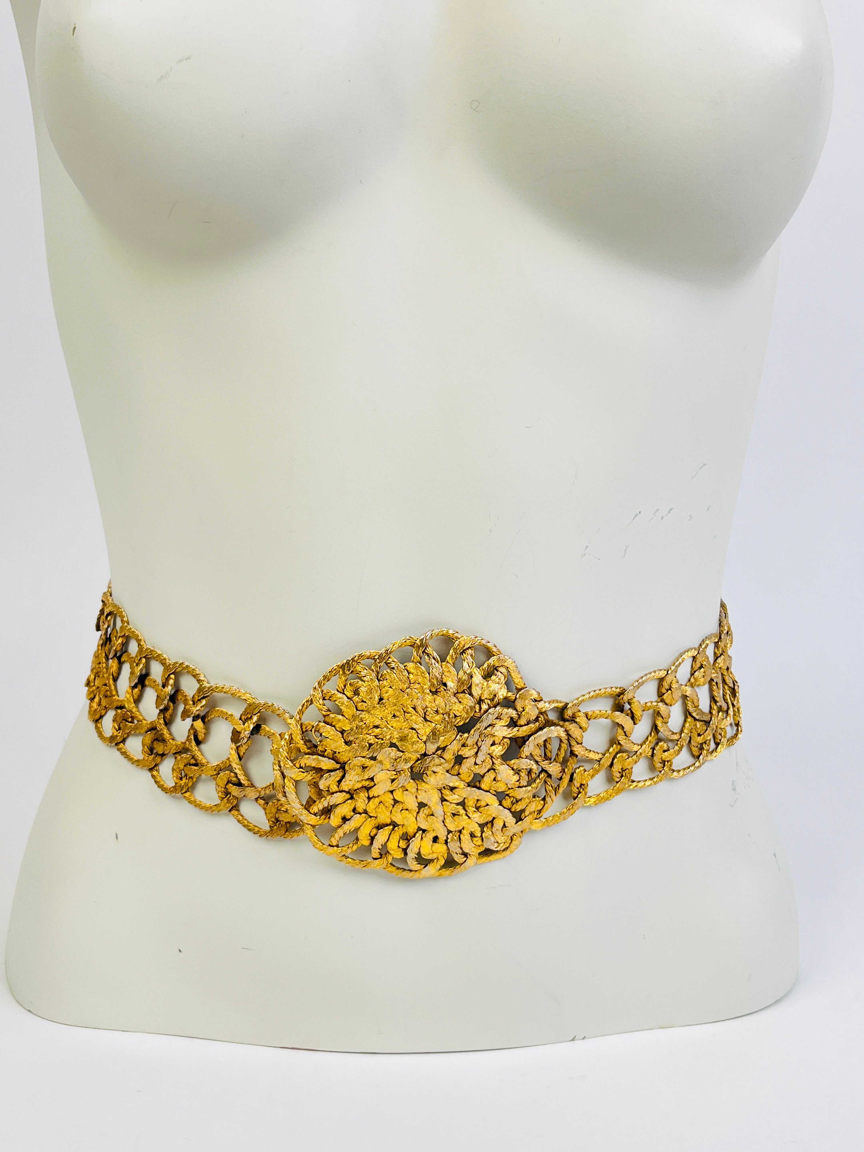 Braided Wire Belt Vintage Braided Wire Belt – Dovetail main image 2